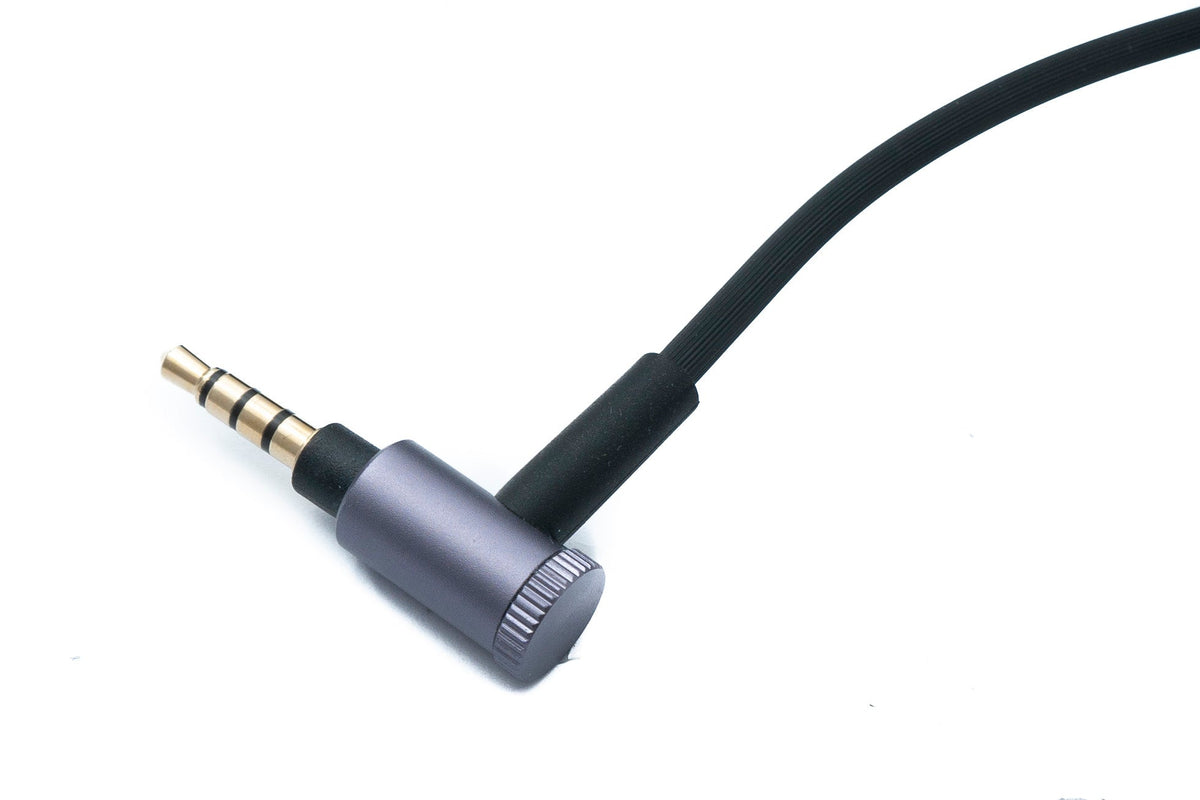 SYSTEM-S Audio Replacement Cable 150 cm AUX Jack Volume Control Spiral for Sony MDR XB950BT 1000X 10R MZX7 WH 1000XM4 H900N CH700N