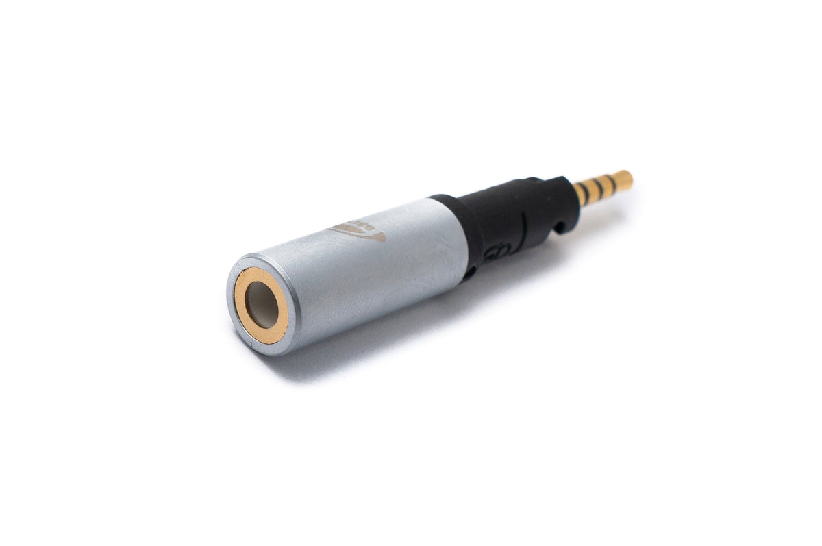 Audio Adapter AUX Klinke 2.5 mm Stecker zu 3.5 mm Buchse für Audio Technica ATH Sennheiser HD5XX | System-S