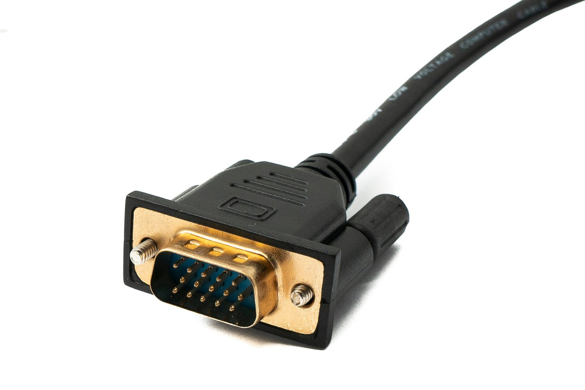 D Sub15 Kabel 150 cm HD VGA 15 Pin Stecker zu Stecker DB15 | System-S