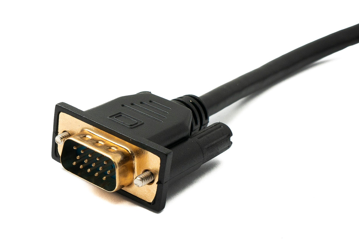 SYSTEM-S D Sub15 cable 50 cm HD VGA 15 pin male to male DB15