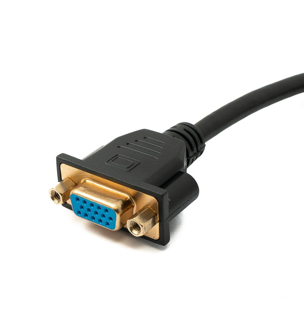 D Sub15 Kabel 50 cm HD VGA 15 Pin Stecker zu Buchse DB15 | System-S