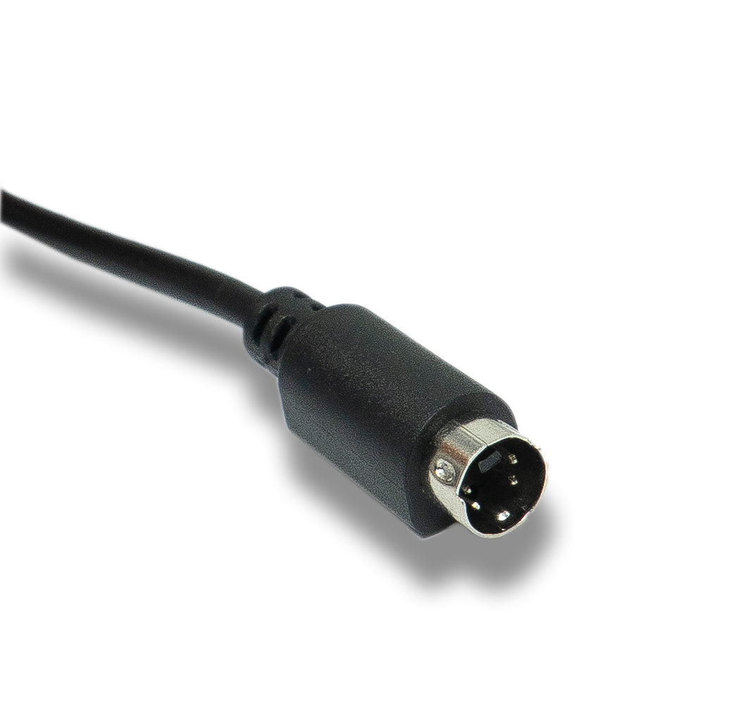 S-Video Kabel 3 m Din 4 Pin Stecker zu Stecker in Schwarz | System-S