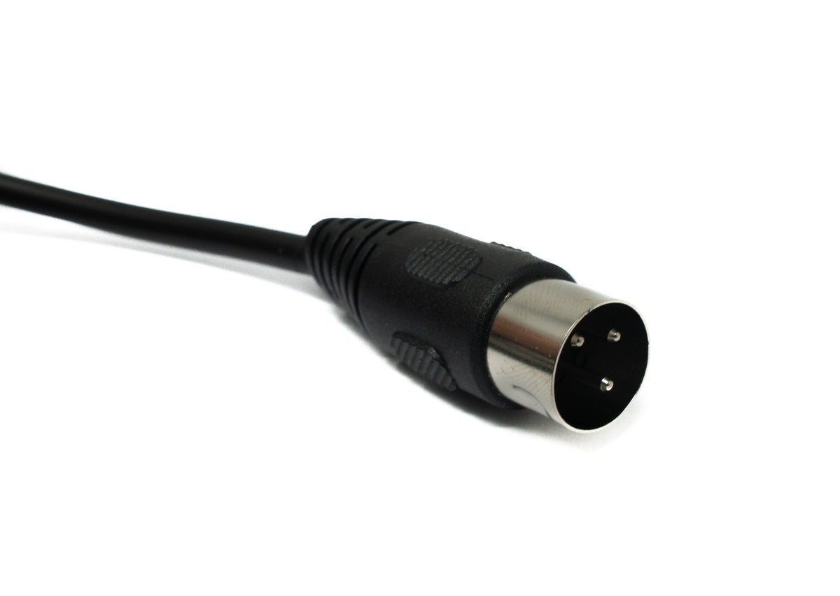 SYSTEM-S S-Video cable 150 cm Din 3 pin male to female in black