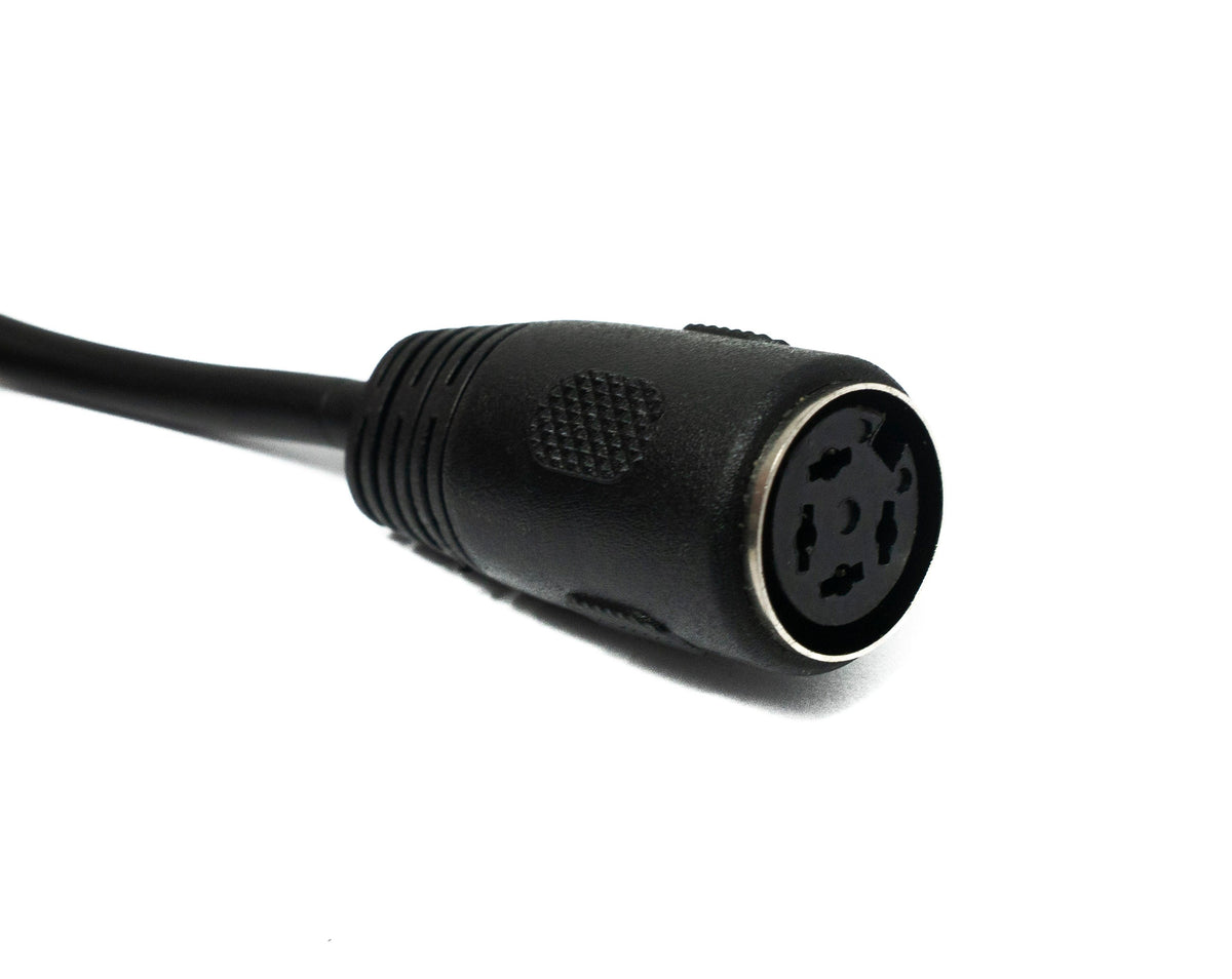 S-Video Kabel 100 cm Din 4 Pin Stecker zu Buchse in Schwarz | System-S