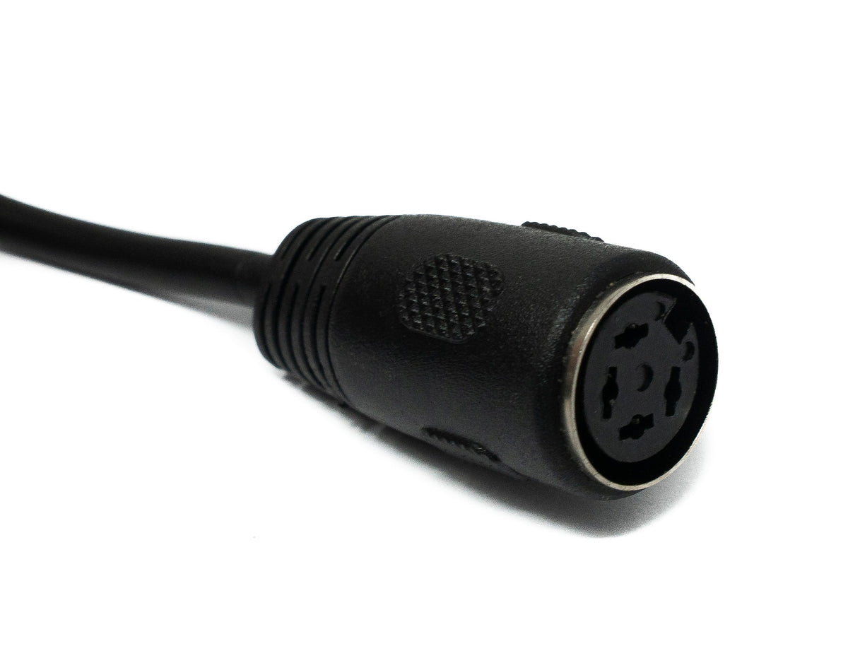 SYSTEM-S S-Video cable 300 cm Din 4 pin male to female in black