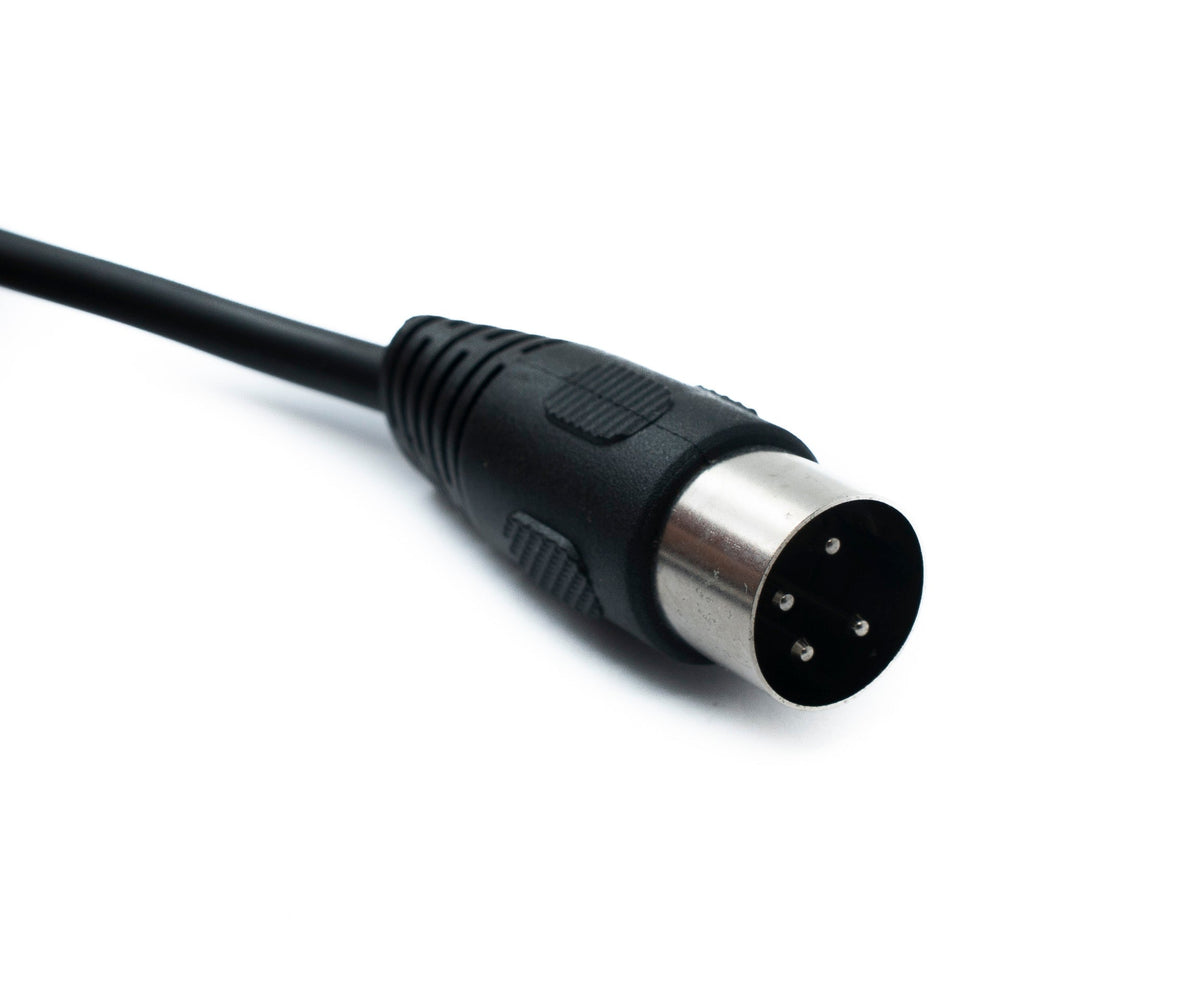 S-Video Kabel 50 cm Din 4 Pin Stecker zu Buchse in Schwarz | System-S
