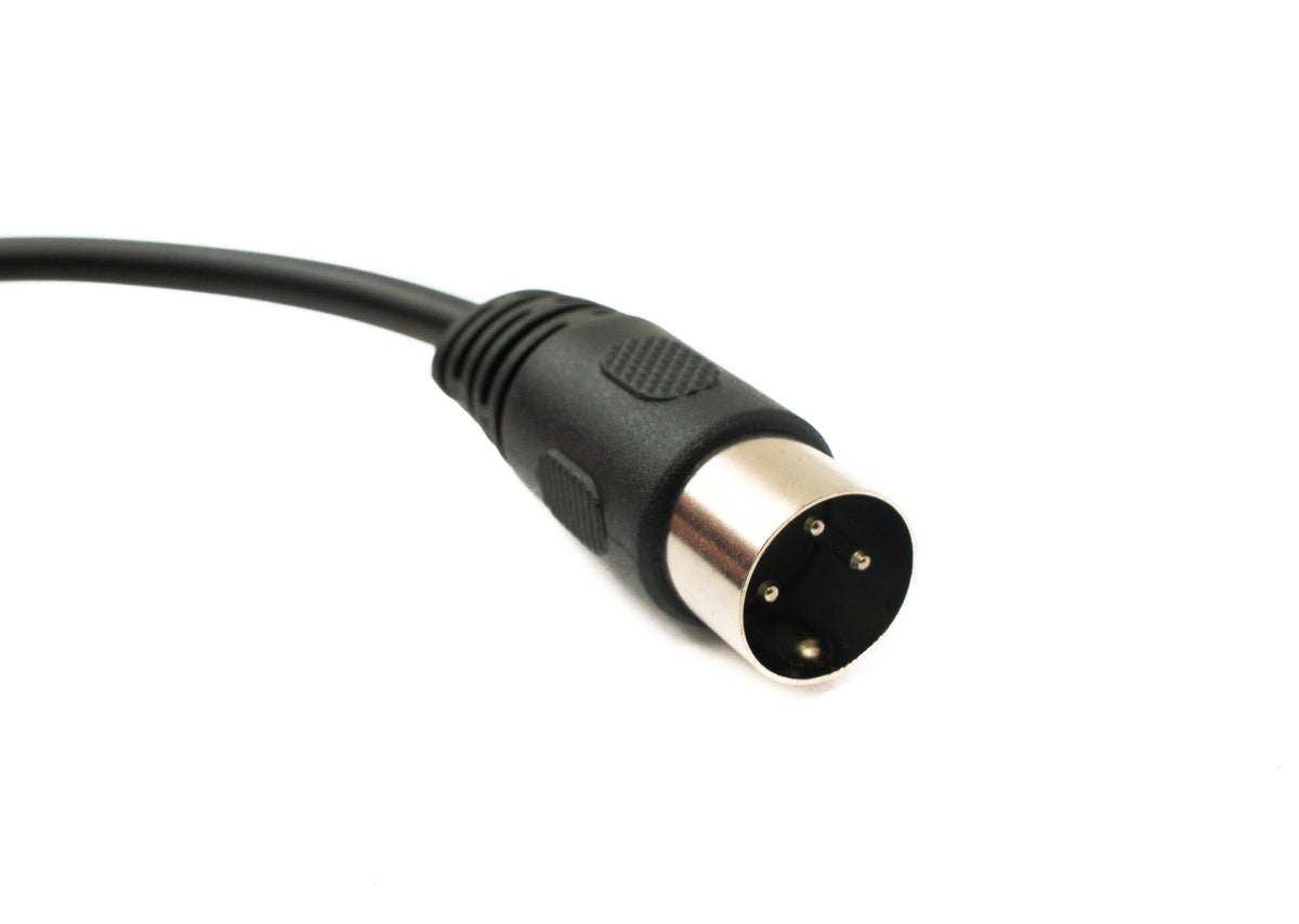 S-Video Kabel 50 cm Din 3 Pin Stecker zu Stecker Schwarz | System-S