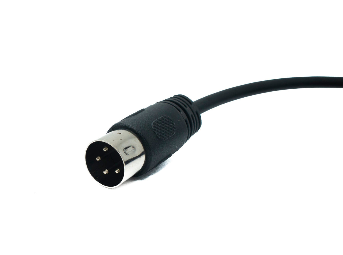 S-Video Kabel 3 m Din 4 Pin Stecker zu Stecker Schwarz | System-S