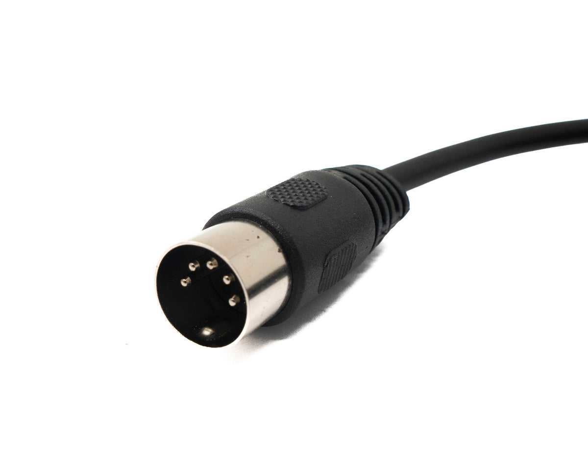 SYSTEM-S S-Video cable 150 cm Din 5 pin male to male black