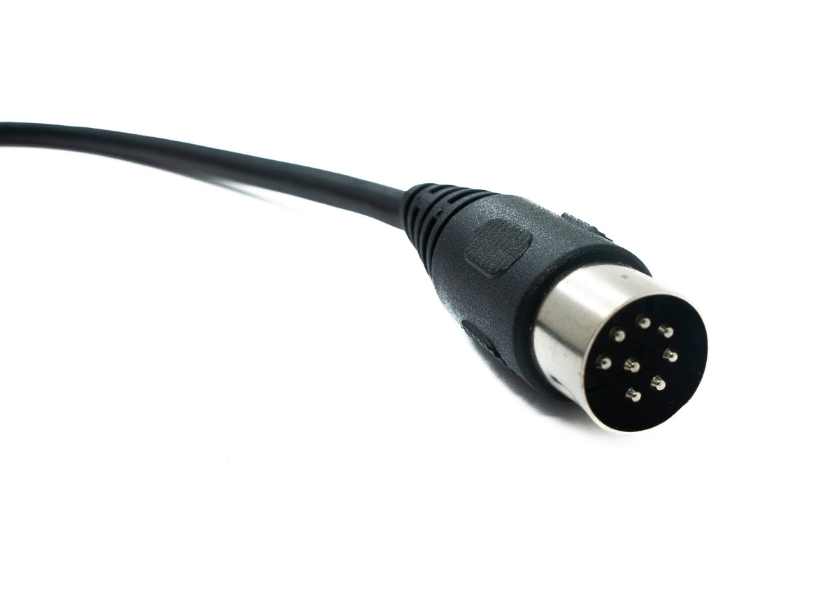 S-Video Kabel 150 cm Din 8 Pin Stecker zu Stecker Schwarz | System-S