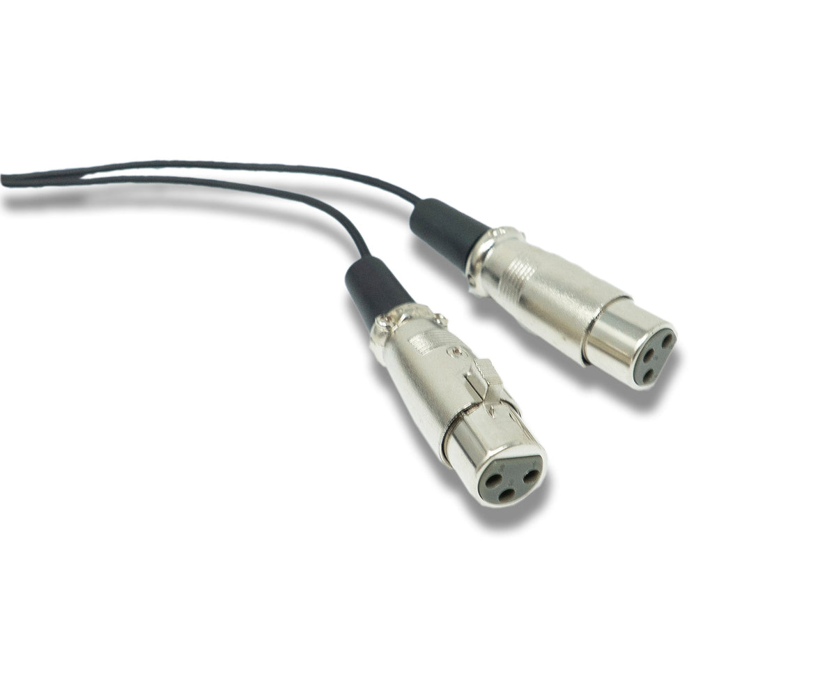 Audio Y Kabel 180 cm AUX 6,35 mm TRS Stecker zu 2x XLR 3 polig Buchse | System-S