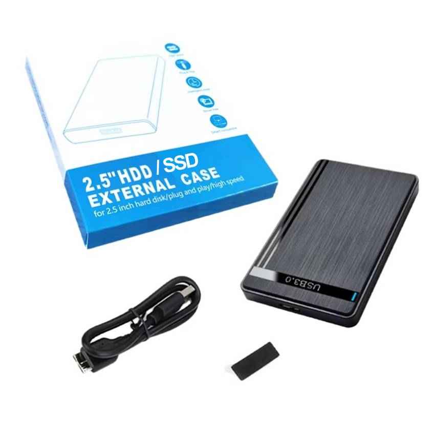 Externes Festplattengehäuse 2.5 Zoll USB 3.0 Micro-B SATA HDD SSD Case Gehäuse - DREIKS