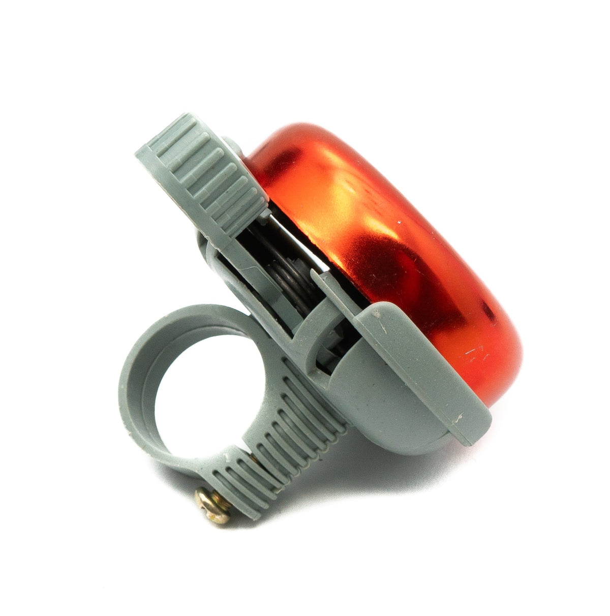 SYSTEM-S bicycle bell shiny in retro look made of aluminum in red