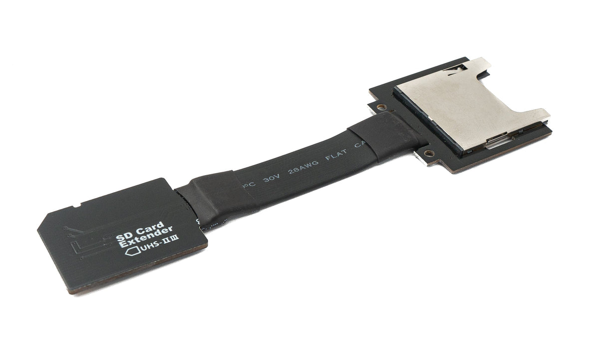 SYSTEM-S SD card 10 cm cable standard SD plug to standard socket extension adapter