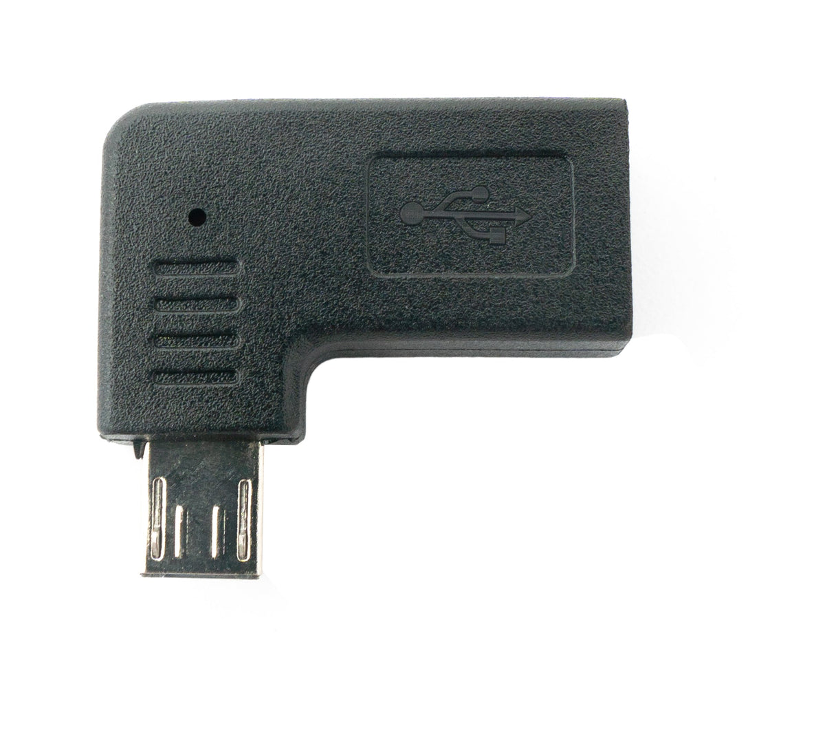 USB 3.1 Adapter Typ C Buchse zu 2.0 Micro B Stecker Winkel Rechts | System-S