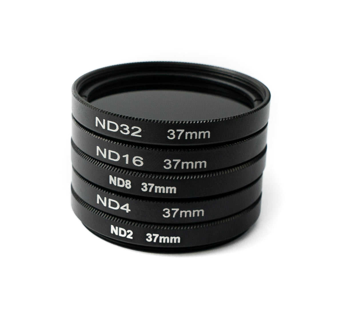 SYSTEM-S ND Filter Set 37 mm Neutral Density with Case and Bag for iPhone 13 Pro Max