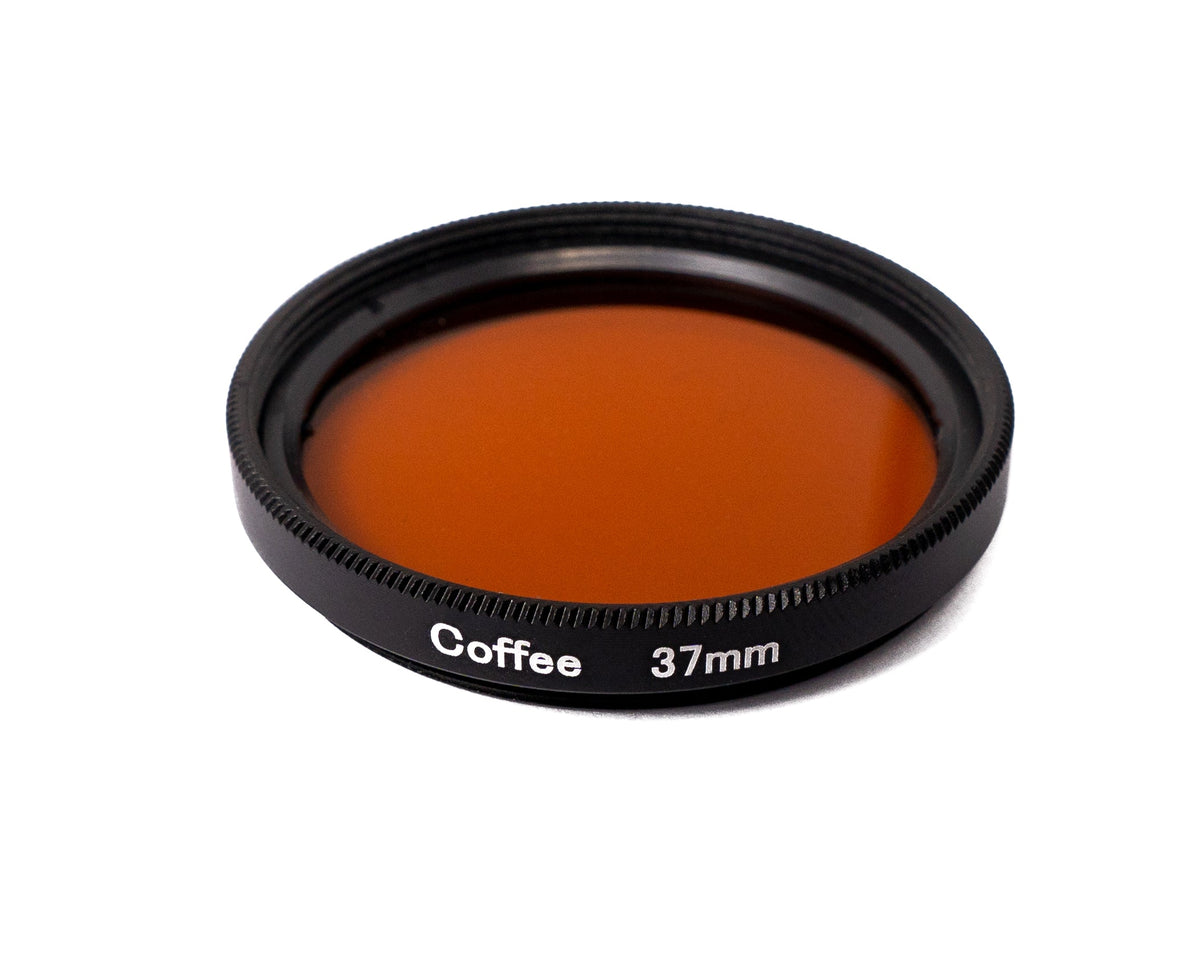 Farbfilter Braun 37 mm Linse Farbe mit Clip für Smartphones in Schwarz | System-S