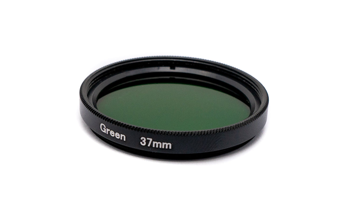 Farbfilter Grün 37 mm Linse Farbe mit Clip für Smartphones in Schwarz | System-S