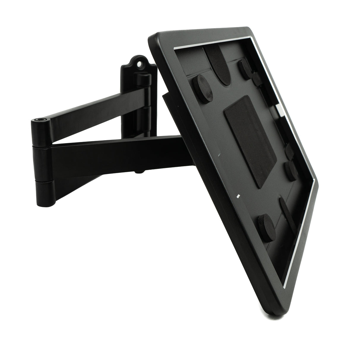 SYSTEM-S wall mount lockable 360° for iPad Pro 12.9" 2018 2020 2021 in black