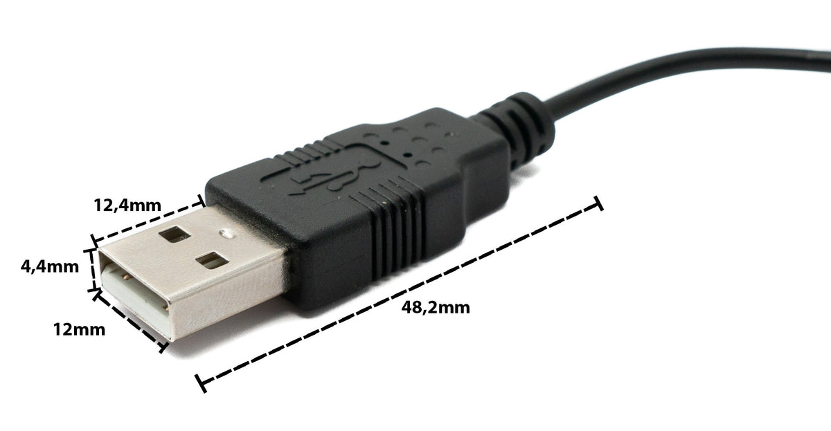 SYSTEM-S USB 2.0 Y cable 35 cm Type A female to Type A male & 3.1 Type C female adapter