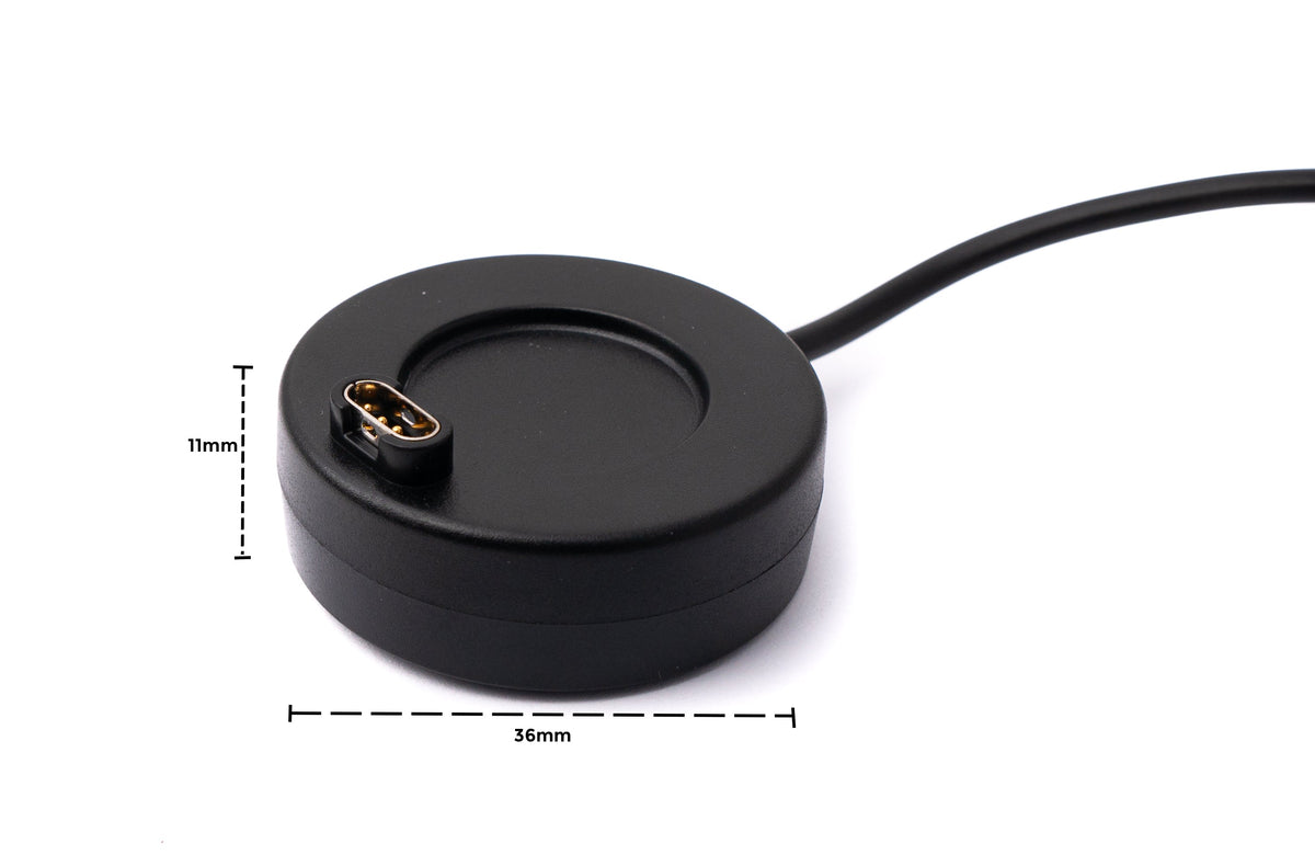 USB 2.0 Kabel 100 cm Ladekabel für Garmin Venu 1 2 2S SQ Lily 1 Smartwatch | System-S