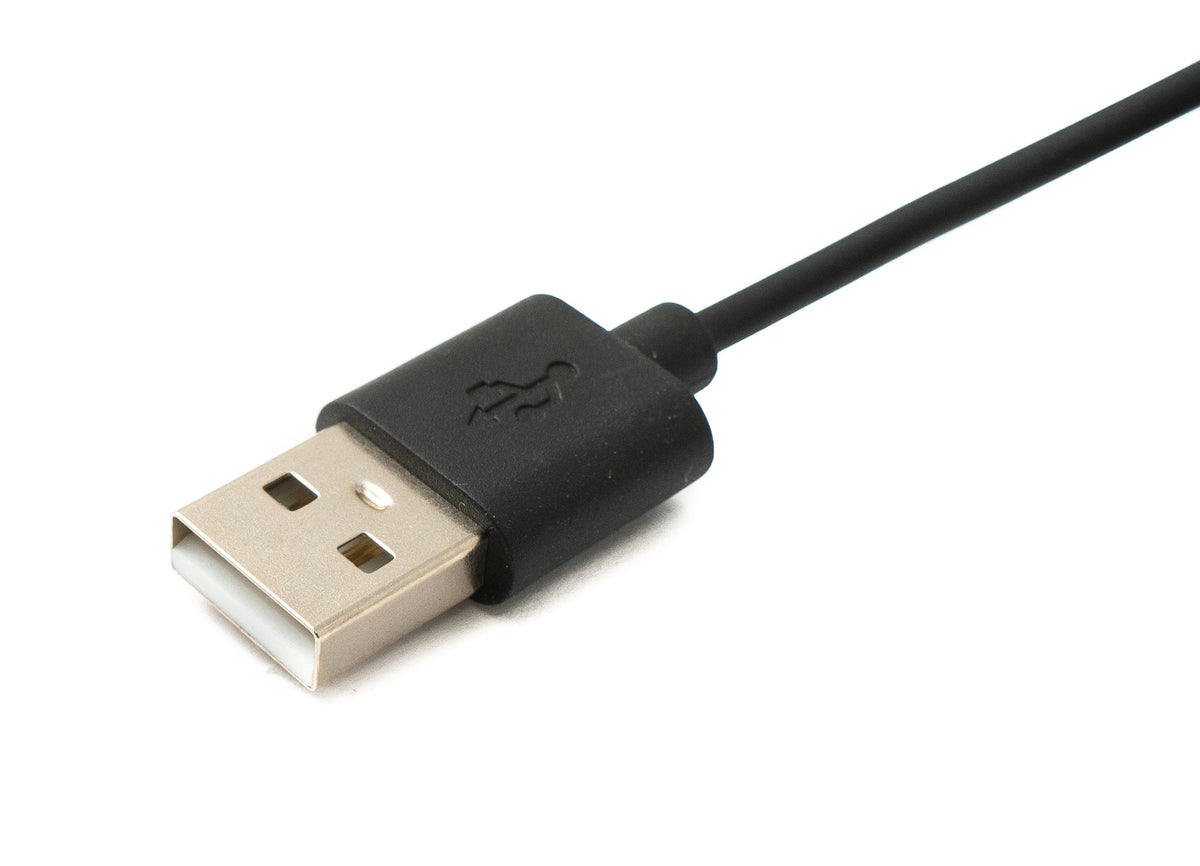 USB 2.0 Kabel 100 cm Ladekabel für Redmi Watch 4 Smartwatch in Schwarz | System-S