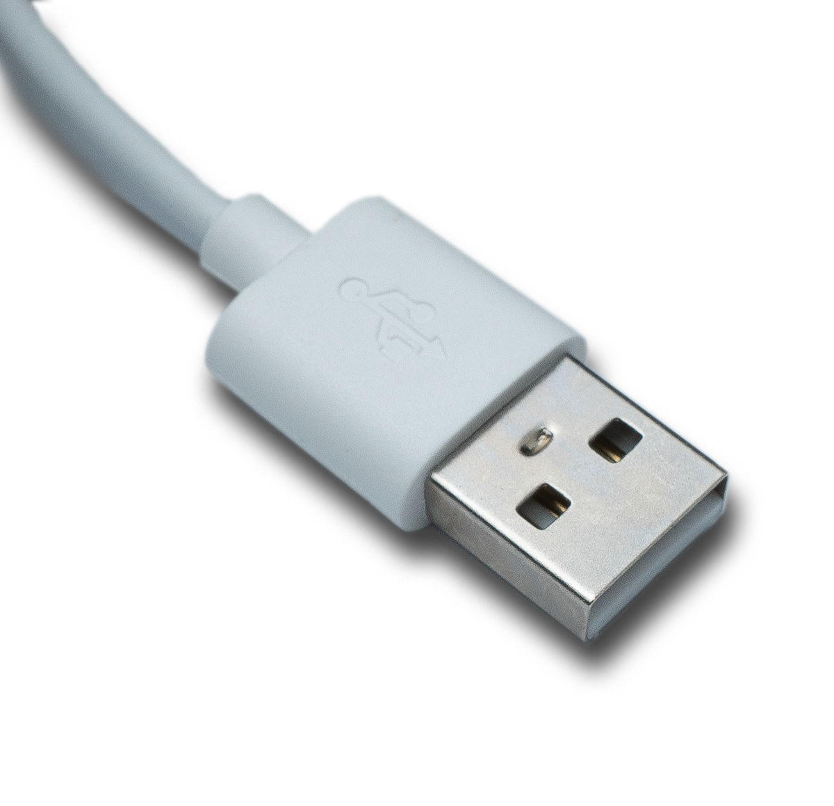 USB 2.0 Kabel 100 cm Ladestation für VIVO Watch 3 Smartwatch in Weiß | System-S