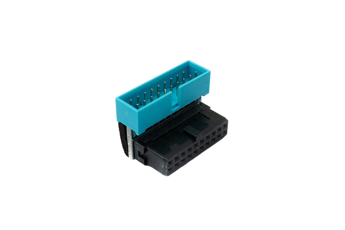 SYSTEM-S USB 3.0 adapter 20 pin male to 19 pin female motherboard cable 5 Gbit/s 100W