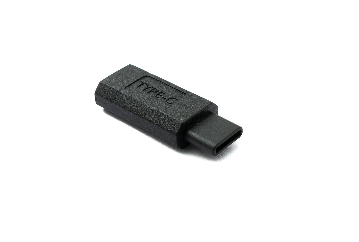 USB 3.1 Gen 2 Adapter Typ C Stecker zu Buchse 10 Gbit/s 100W Kratz Schutz Kabel in Schwarz | System-S