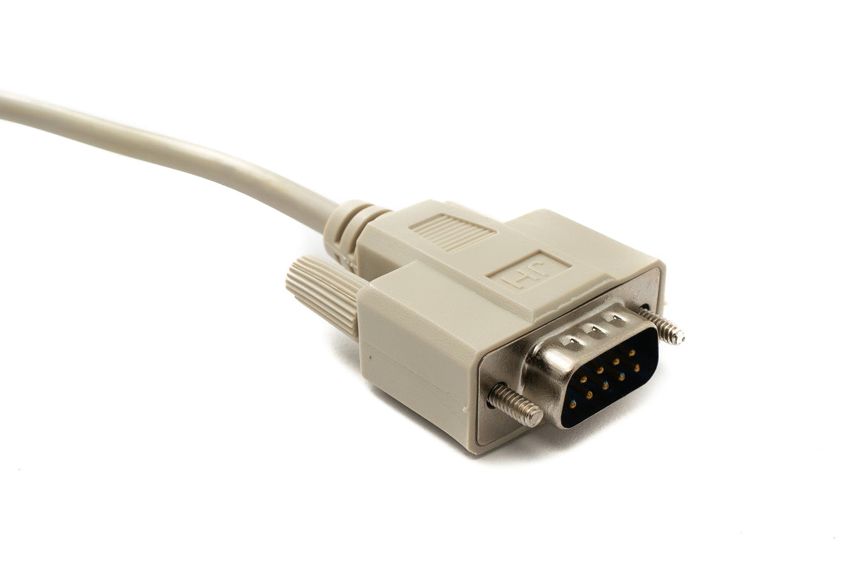 SYSTEM-S D Sub cable 3 m 9 pin male to male RS232 DB9 in grey