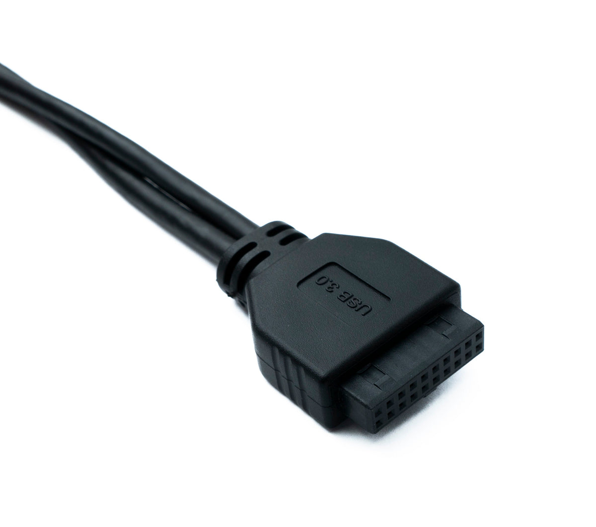 USB 3.0 Y Kabel 50 cm 19 Pin Buchse zu 2x 3.0 Typ A Buchse Motherboard Panel Mount Schraube 5 Gbit/s 100W | System-S