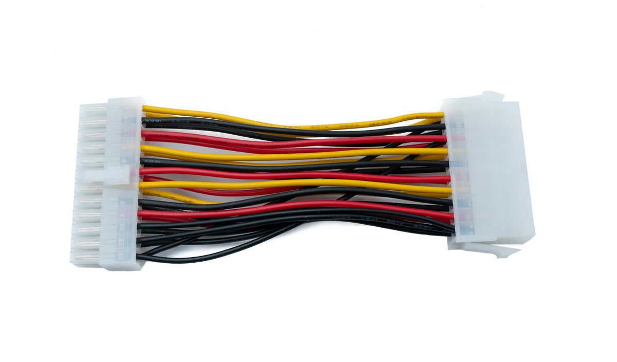 ATX Kabel 10 cm 24Pin Buchse zu 20 Pin Stecker für Motherboard 300 V | System-S