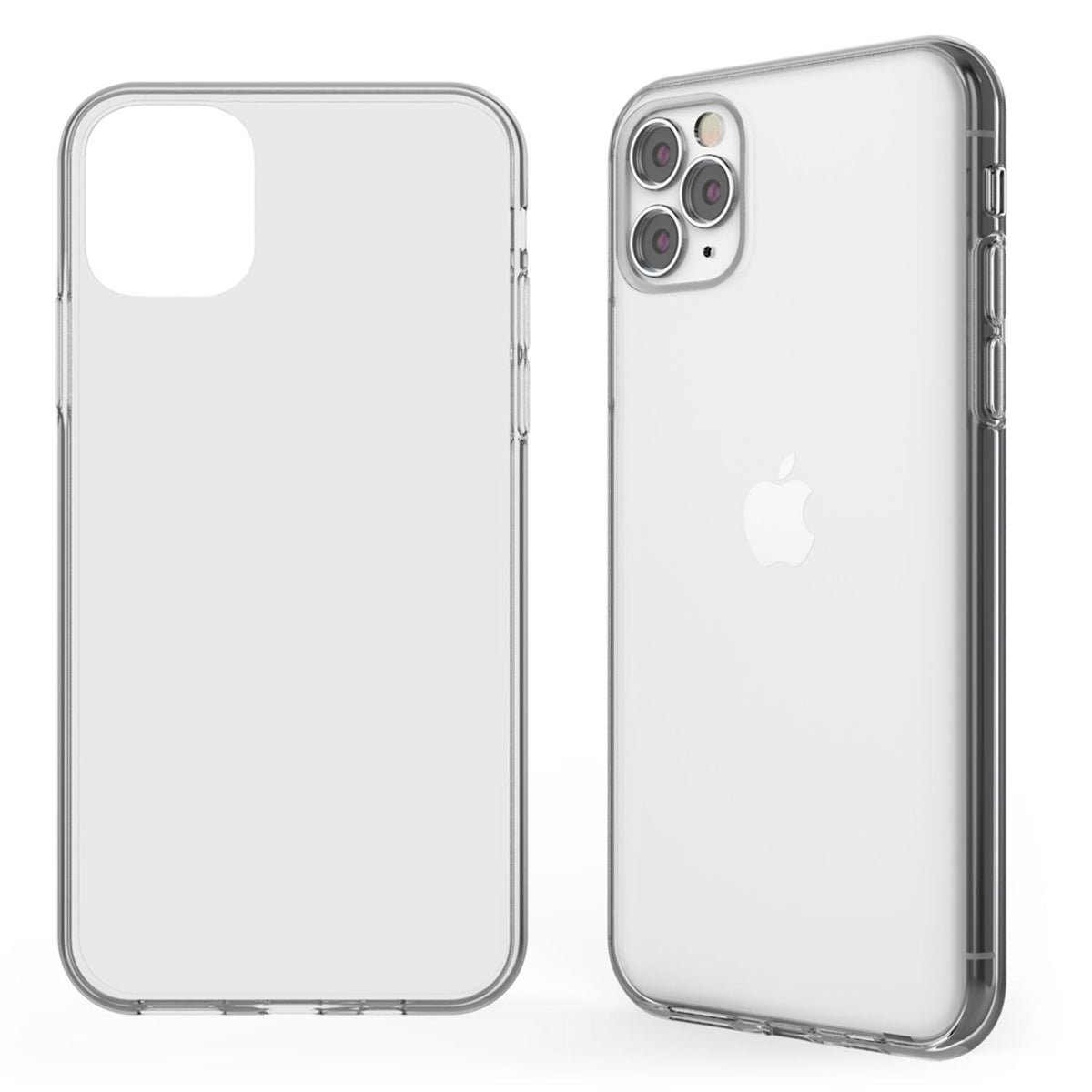 NALIA Transparente Silikonhülle für iPhone 11 Pro – Anti-Gelb & Rutschfest – GLAZE (Handyhülle Kristallklar, Schlank & Stoßfest) – Marke aus Berlin