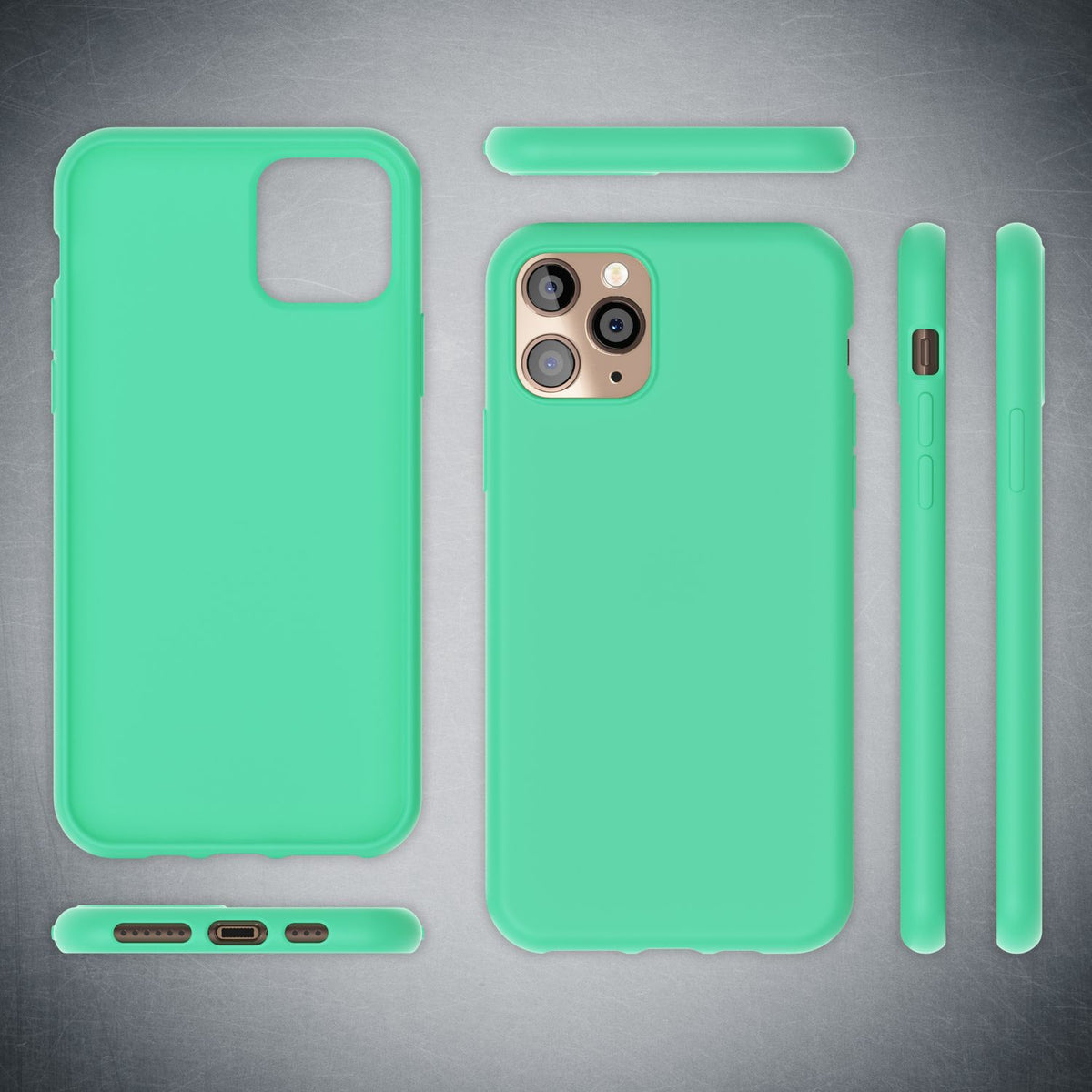 NALIA Neon Silikonhülle für iPhone 11 Pro Max – Soft-Touch & Signal-Neon – NEONSHOCK (Matte Schutzhülle) – Marke aus Berlin