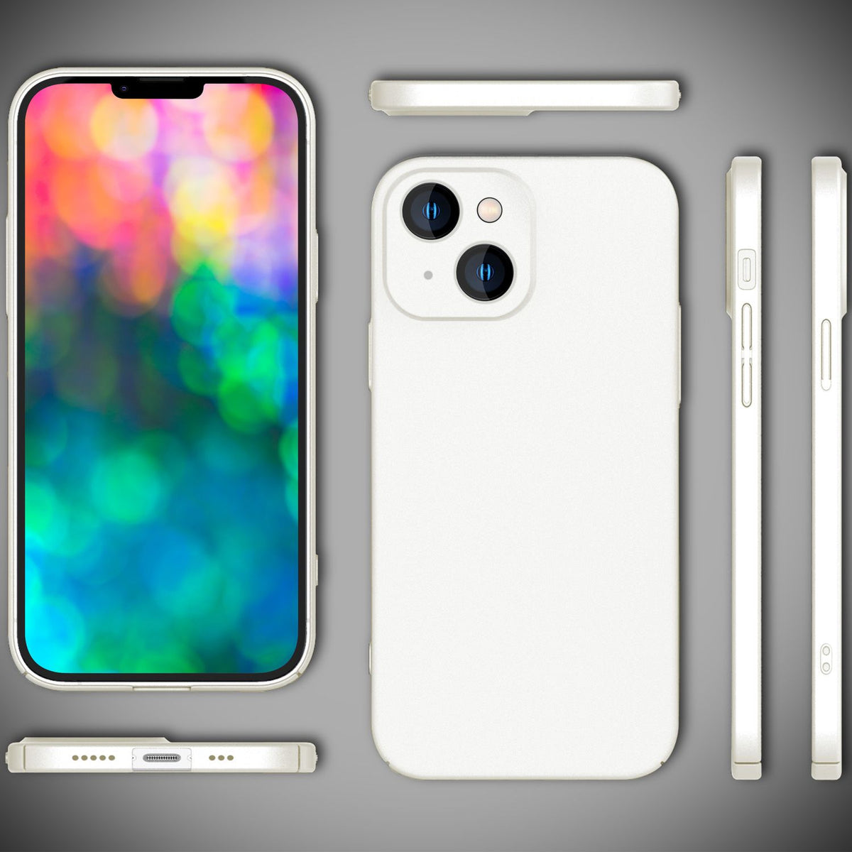 NALIA Ultra Slim Hardcase für iPhone 14 Plus – Anti-Fingerabdruck & 0.5mm Dünn – PUREFIT (Matt & Leicht) – Marke aus Berlin