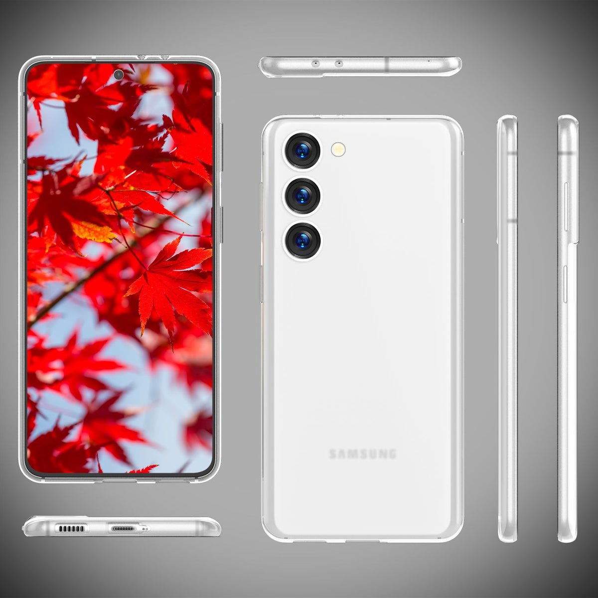 NALIA Ultra Slim Hardcase für Samsung Galaxy S23 – Matt & 0.3mm Dünn – PHANTOM (Dünnes Cover & Kamera-Vollschutz) – Marke aus Berlin