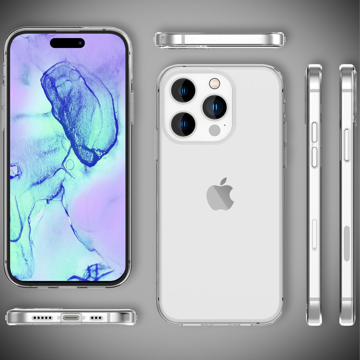 NALIA 360° Hülle für iPhone 15 Pro – Vorne & Hinten Schutz – 360GUARD (Full-Body Case) – Marke aus Berlin