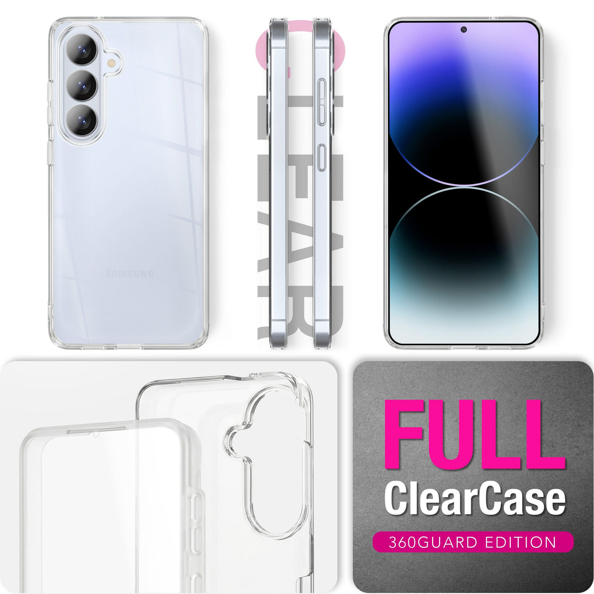 NALIA 360° Hülle für Samsung Galaxy S26 – Vorne & Hinten Schutz – 360GUARD (Full-Body Case) – Marke aus Berlin