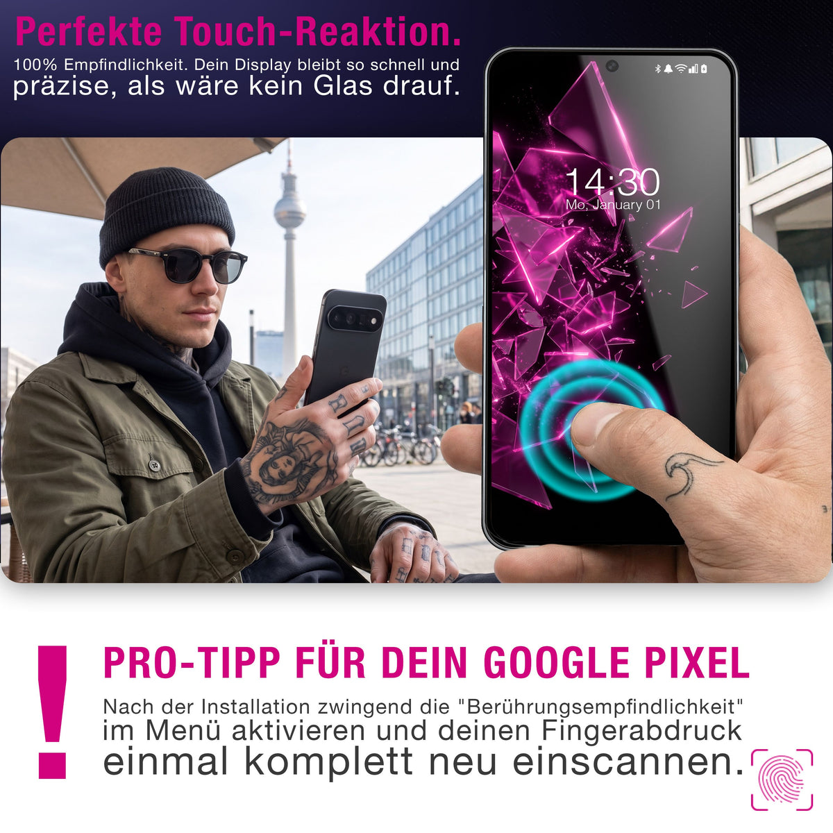 NALIA 2x Schutzglas für Google Pixel 11 Pro XL – Full-Screen Schutz 9H & Hüllenfreundlich – ARMORGLASSX (Display Glasfolie Transparent & 9H Härte) – Marke aus Berlin