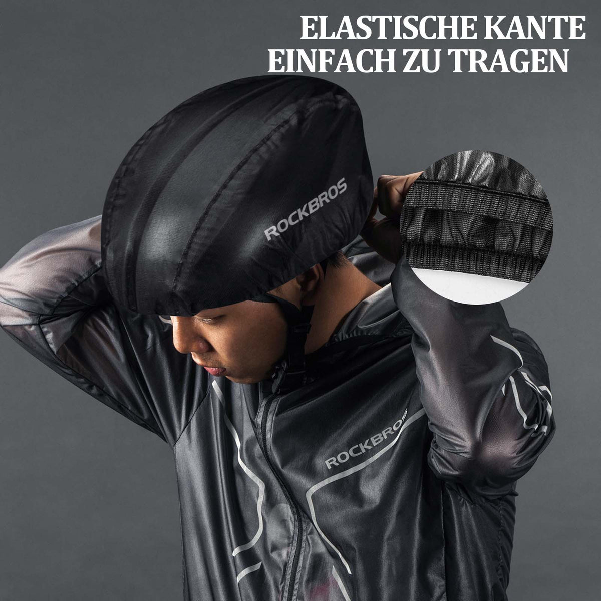 ROCKBROS Helm Cover wasserdicht staubdicht Helmüberzug für Fahrradhelm