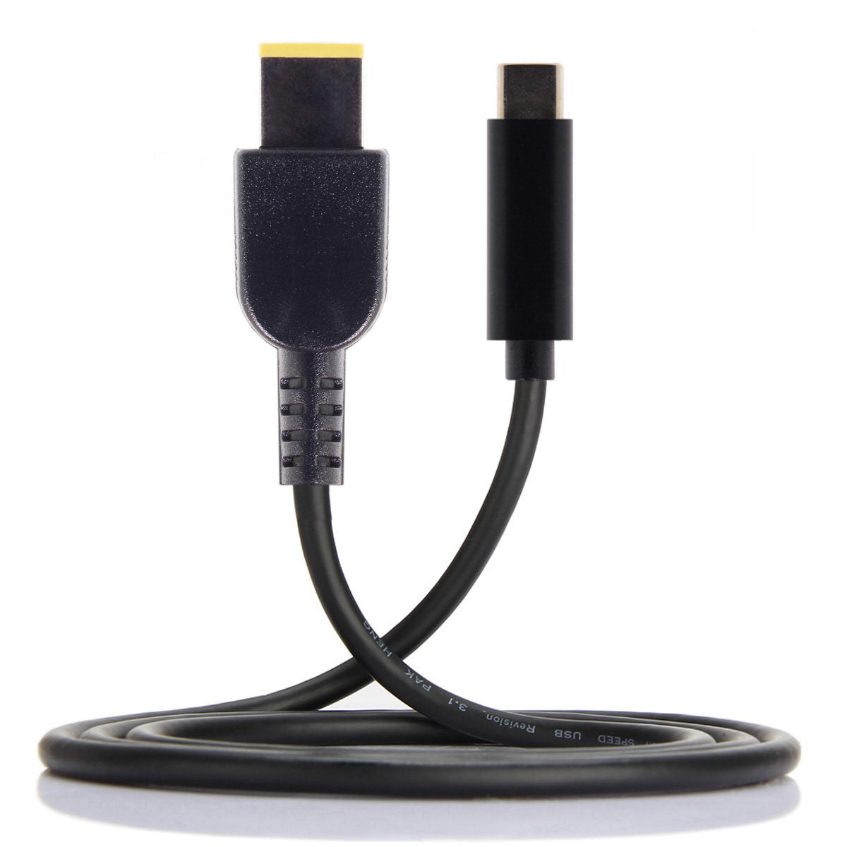 USB 3.1 Kabel 145 cm Typ C Stecker zu Rectangle 11,0 x 4,5 mm Stecker | System-S