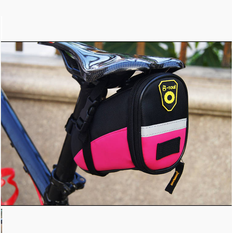 SYSTEM-S bicycle saddle bag holder attachment waterproof in light blue