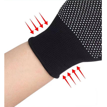 SYSTEM-S anti-slip fabric gloves for smartphones and touch screens in black