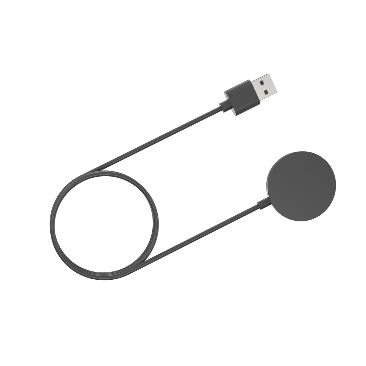 SYSTEM-S USB 2.0 Cable 100 cm Charging Station for Xiaomi Huami Amazfit Nexo Smartwach Black