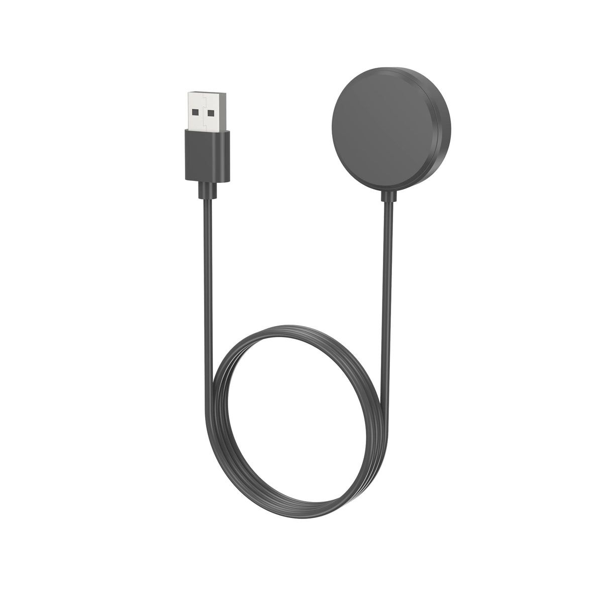 USB 2.0 Kabel 100 cm Ladestation für Realme Watch 3 Pro Smartwach in Schwarz | System-S