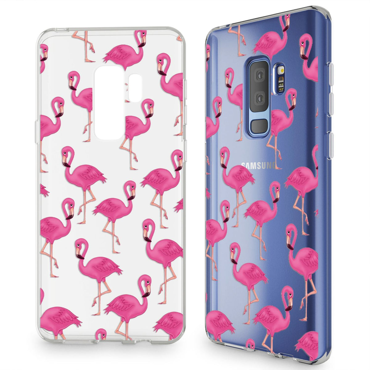 NALIA Handyhülle kompatibel mit Samsung Galaxy S9 Plus, Slim Silikon Motiv Case Crystal Schutzhülle Dünn Durchsichtig, Etui Handy-Tasche Back-Cover Transparent Bumper