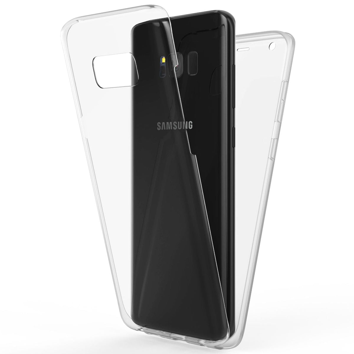 NALIA 360° Hülle für Samsung Galaxy S8 – Vorne & Hinten Schutz – 360GUARD (Full-Body Case) – Marke aus Berlin