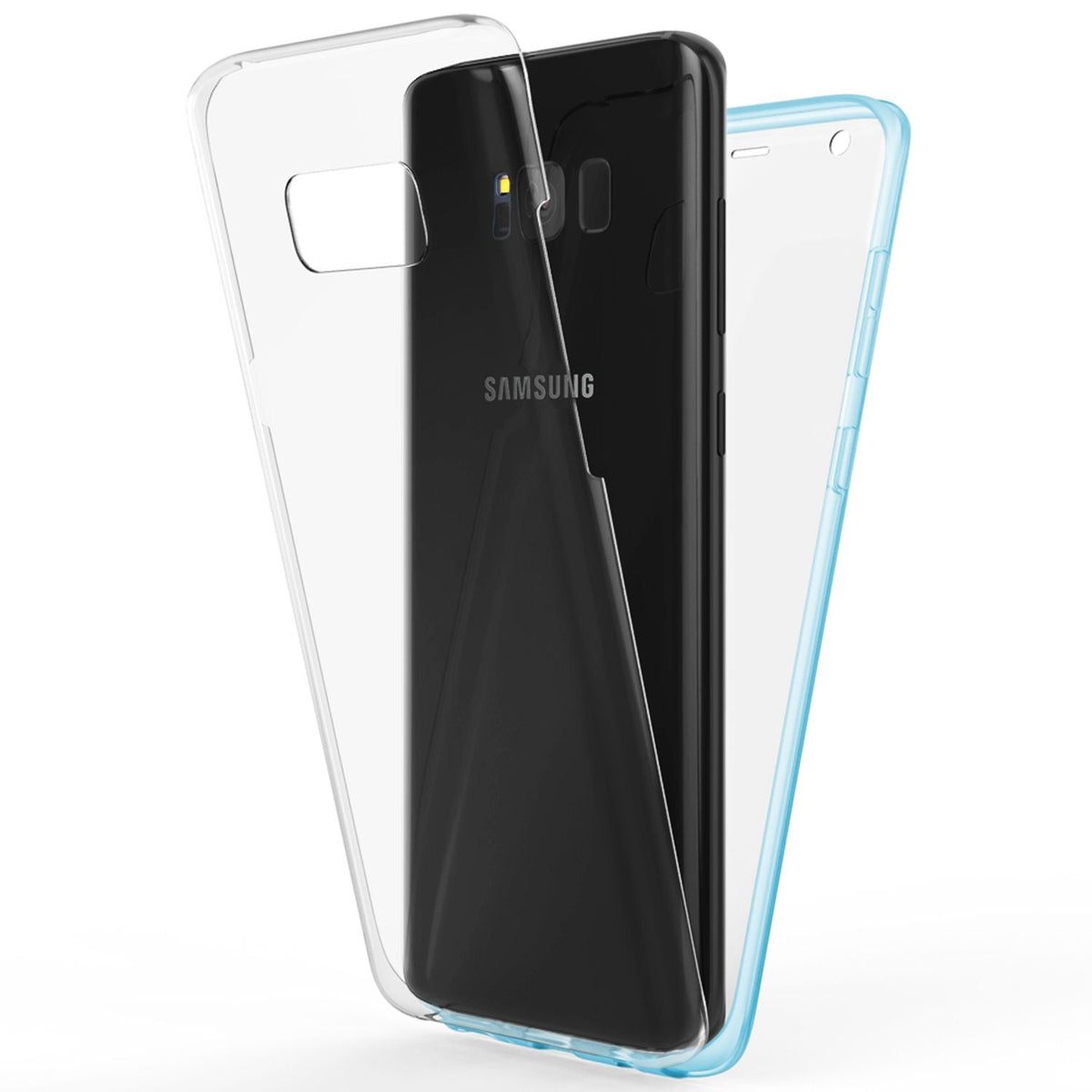 NALIA 360° Hülle für Samsung Galaxy S8 – Vorne & Hinten Schutz – 360GUARD (Full-Body Case) – Marke aus Berlin