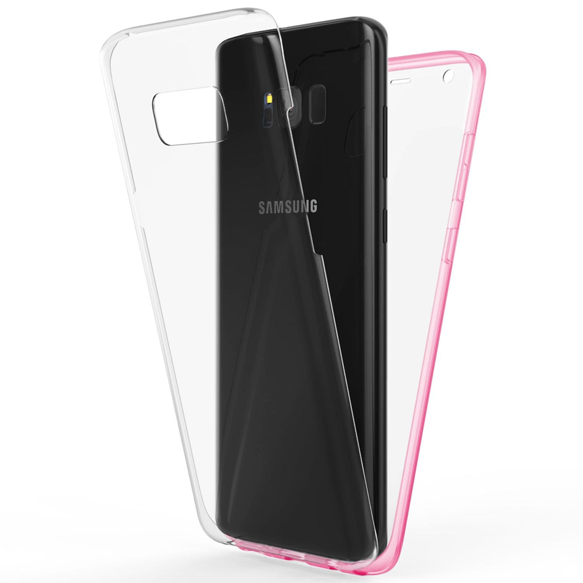 NALIA 360° Hülle für Samsung Galaxy S8 – Vorne & Hinten Schutz – 360GUARD (Full-Body Case) – Marke aus Berlin