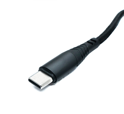 USB 3.2 Gen 2 Kabel 120 cm Typ C Stecker zu Stecker mit Display PD Power Delivery 3.0 geflochten 20 Gbit/s 100 W | System-S